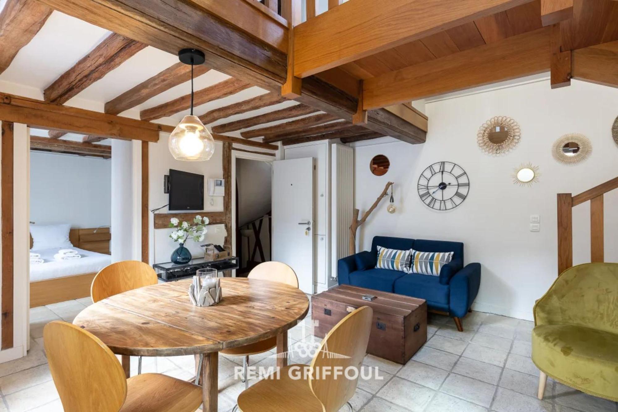 L'Escalier D'H - Duplex 3 In The City Center - Normand Charm - Family Stay Honfleur Exterior photo
